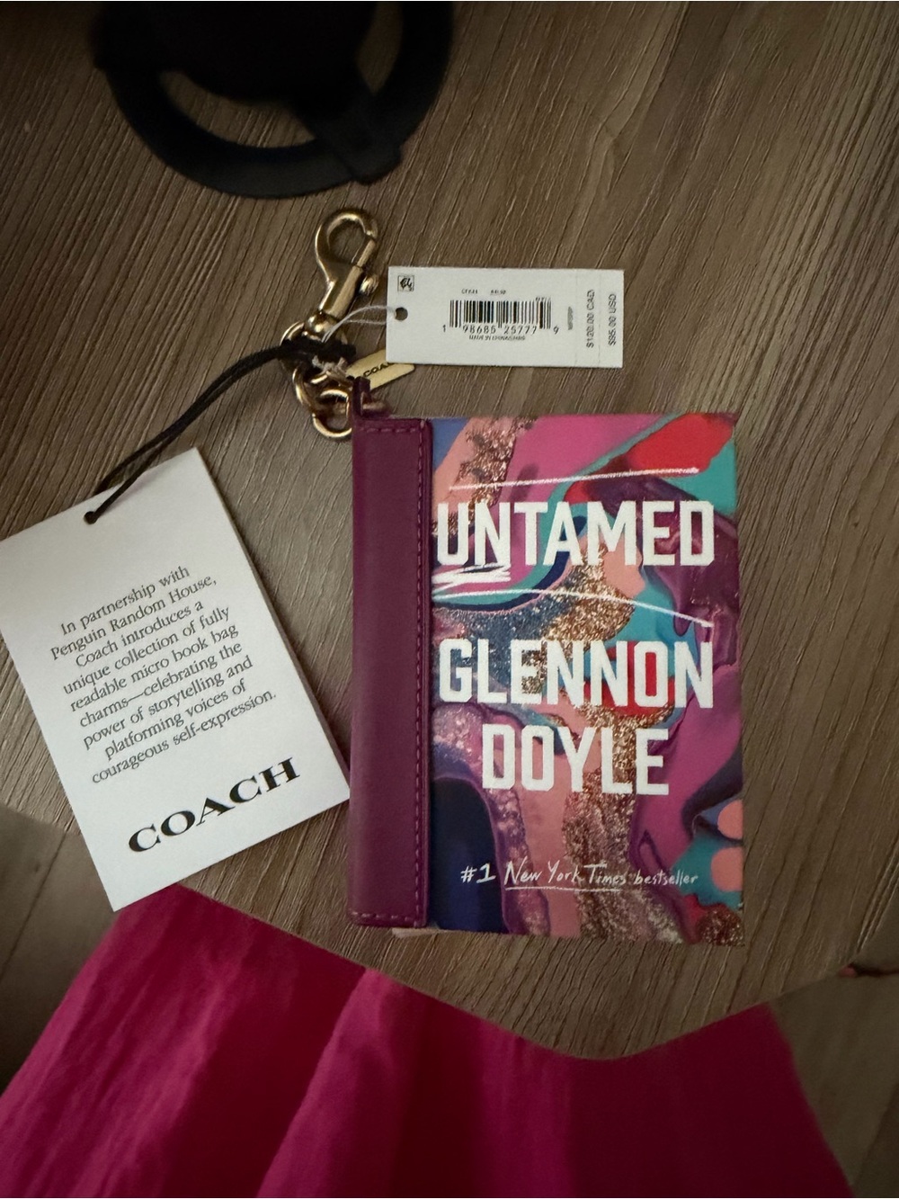 Coach ‘Untamed' Book Charm
